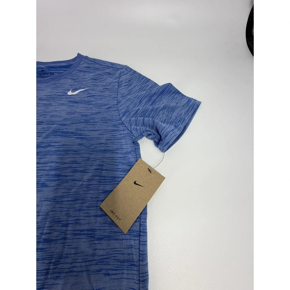 Nike Men's Dri-FIT Blue T-Shirt Size M Legend Veneer Training FQ3808-411‎ New